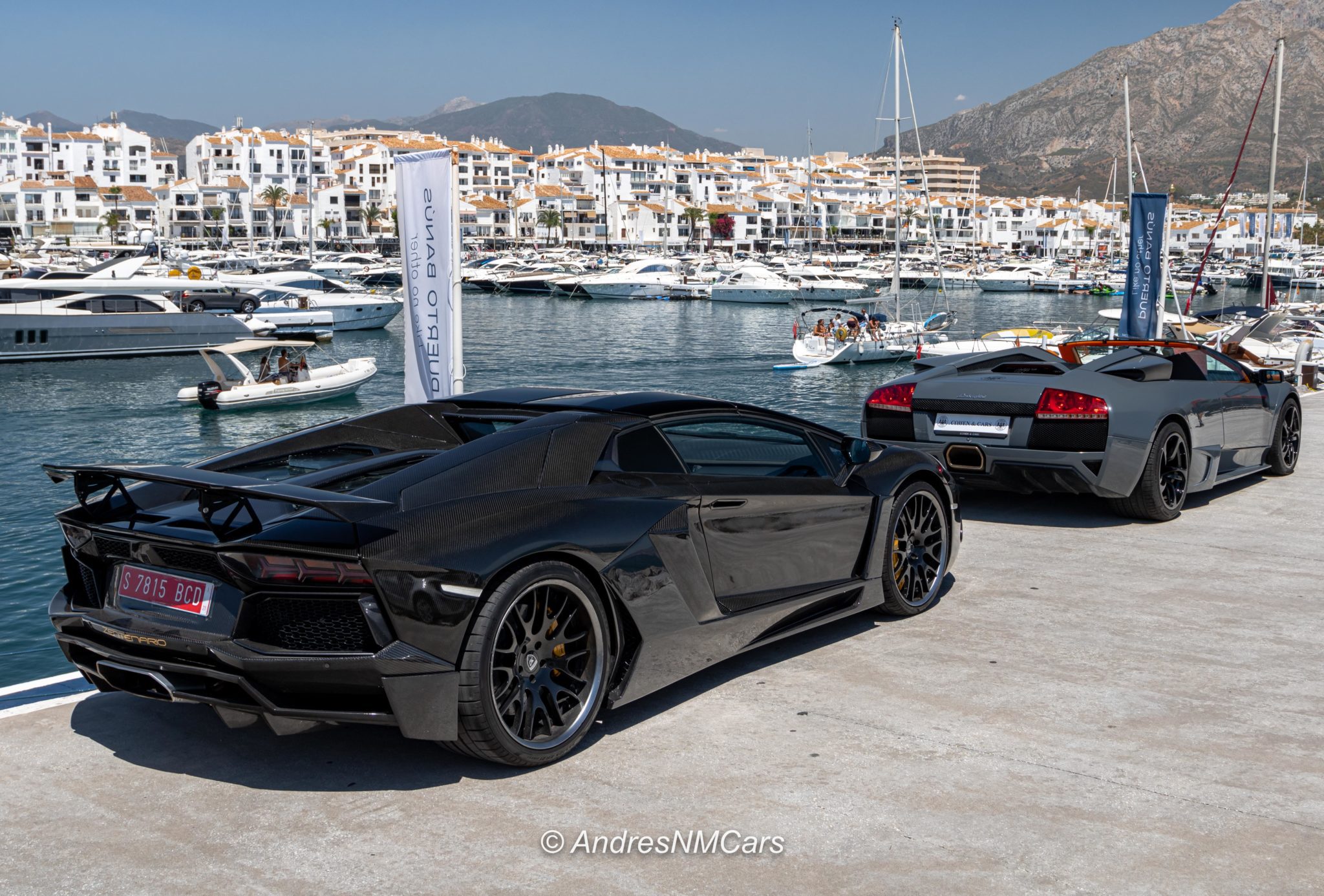 Lamborghini Zentenario y Murciélago Spyder