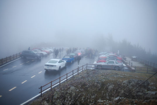 Parking de ls Ruta de 4Drivers para despedir el 2020