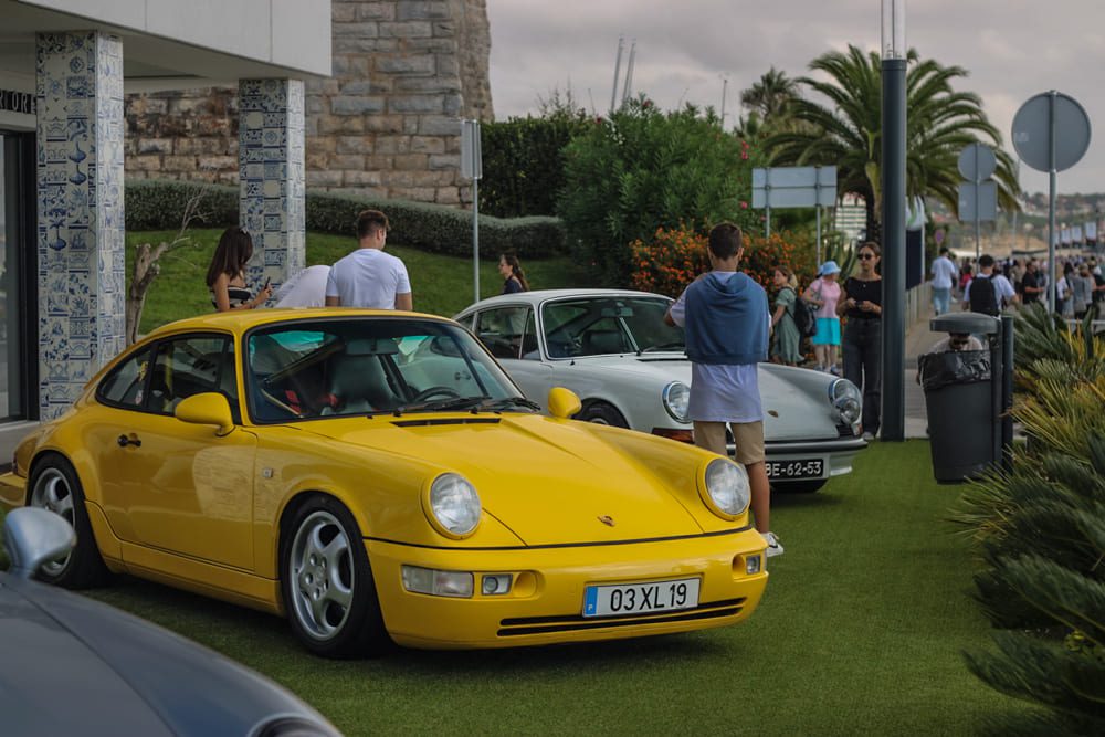 Celebración del 75 aniversario de Porsche en Puerto Marina Cascais fotografiado por Av.Photography