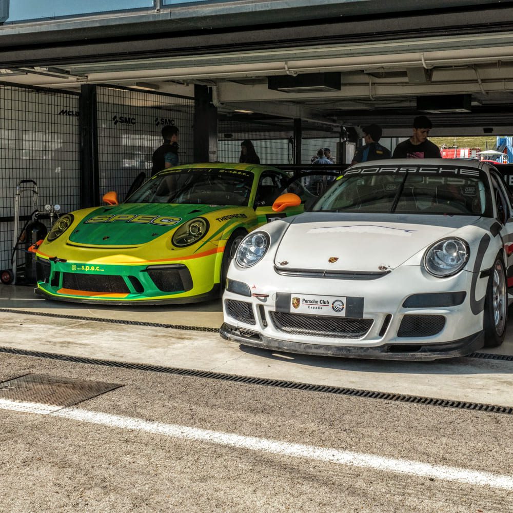 Porsche GT3 en el Circuito de Jarama