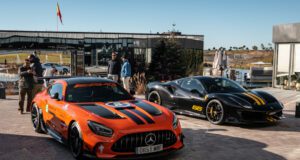 mercedes amg gt blanck series ferrari 488 Pista 6to6 xmas madrid