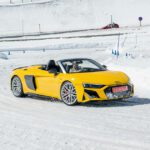 Audi R8 en Autobello Andorra 2024 disfrutando del Circuito Pas de la Casa