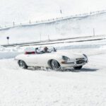 Jaguar E-type en Autobello Andorra 2024 disfrutando del Circuito Pas de la Casa