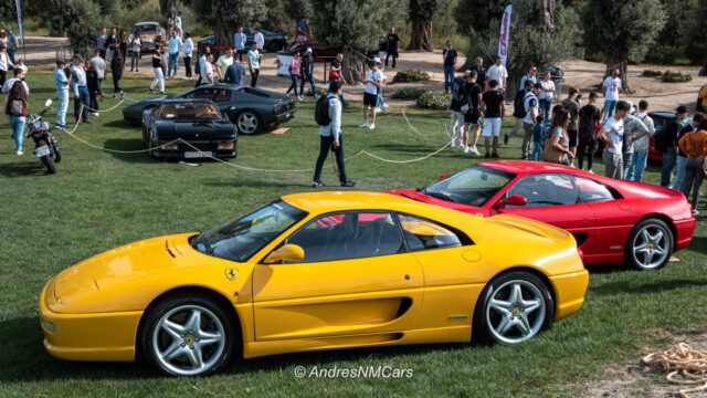 Homenaje Ferrari 355 y Ferrari Testarossa en Autopía 3