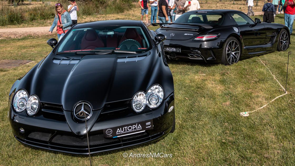 Mercedes SLR Mclaren y Mercedes-Benz SLS Black Series en Autopía 3