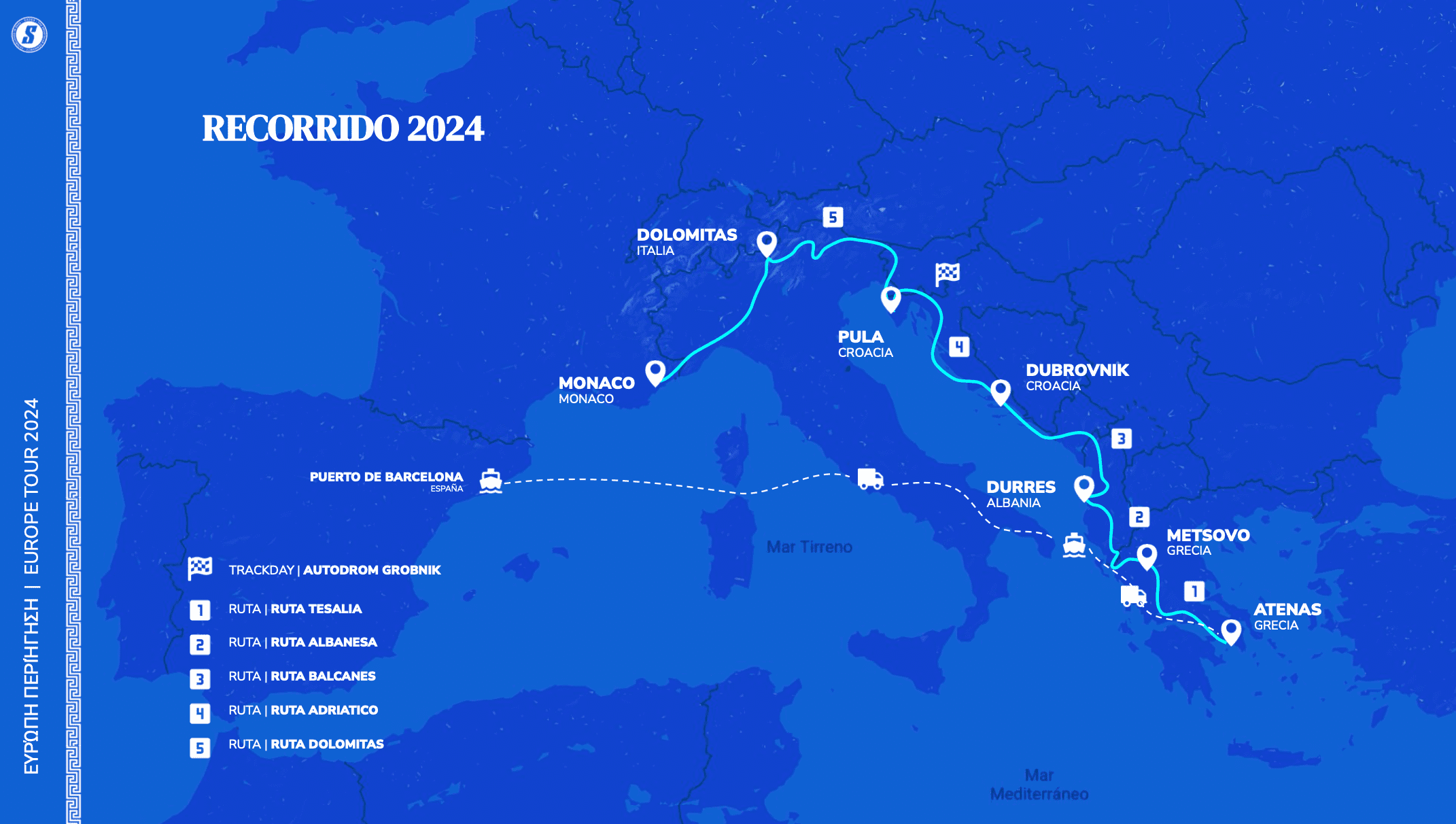 Ruta 6to6 Europe Tour 2024