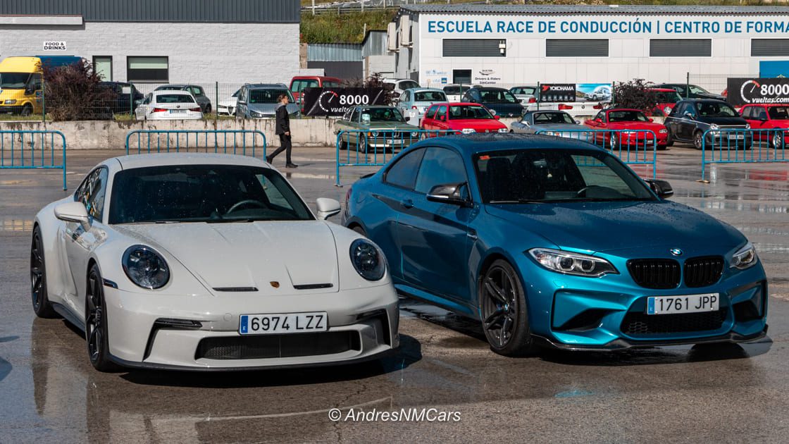 BMW M2 y Porsche GT3 Touring en el Trackday organizado por 8000vueltas en el Circuito del Jarama