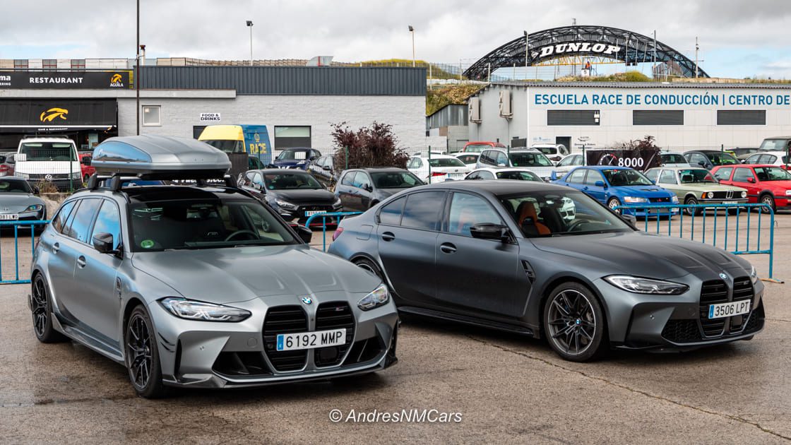 Dos BMW M3 Competition en el Trackday organizado por 8000vueltas