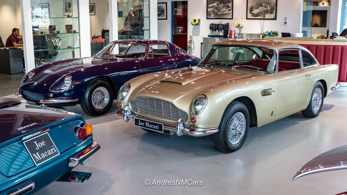 Aston Martin DB5 y Ferrari 275 GTB