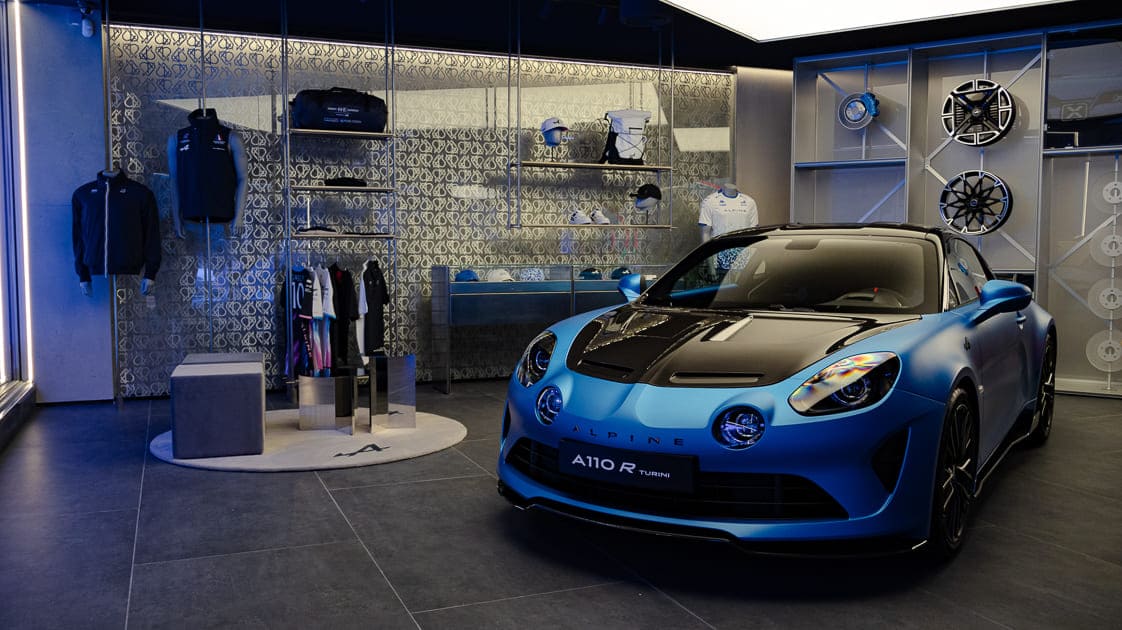 Alpine A110 R en Atelier Alpine Barcelona