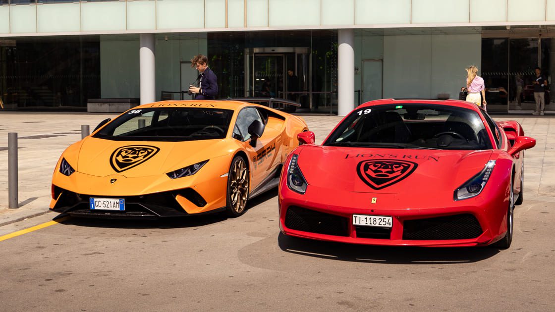 Ferrari 488 y Lamborghini Huracán Performante