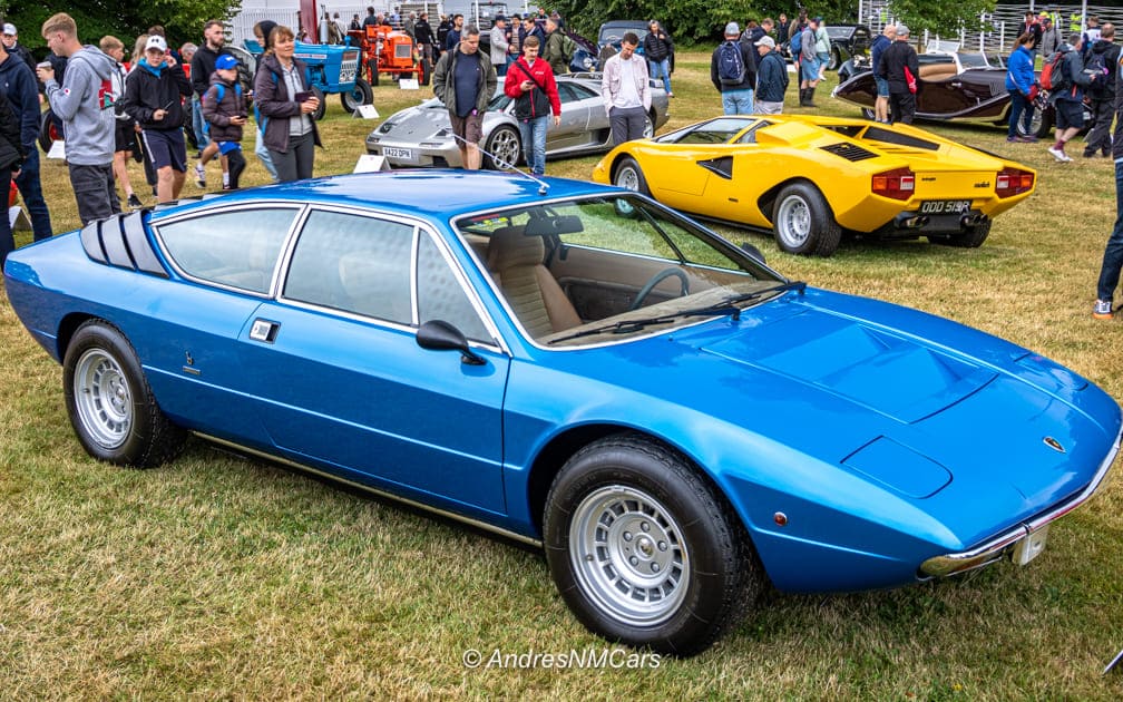 Lamborghini Urraco, Countach y Diablo en Festival of Speed Goodwood 2024