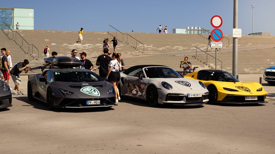 Parking superdeportivos de Lions Run Summer Edition 2024