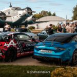 Alpine A110 R en el evento Cars & Planes organizado por Roadstr y The Vintage Grand Tour