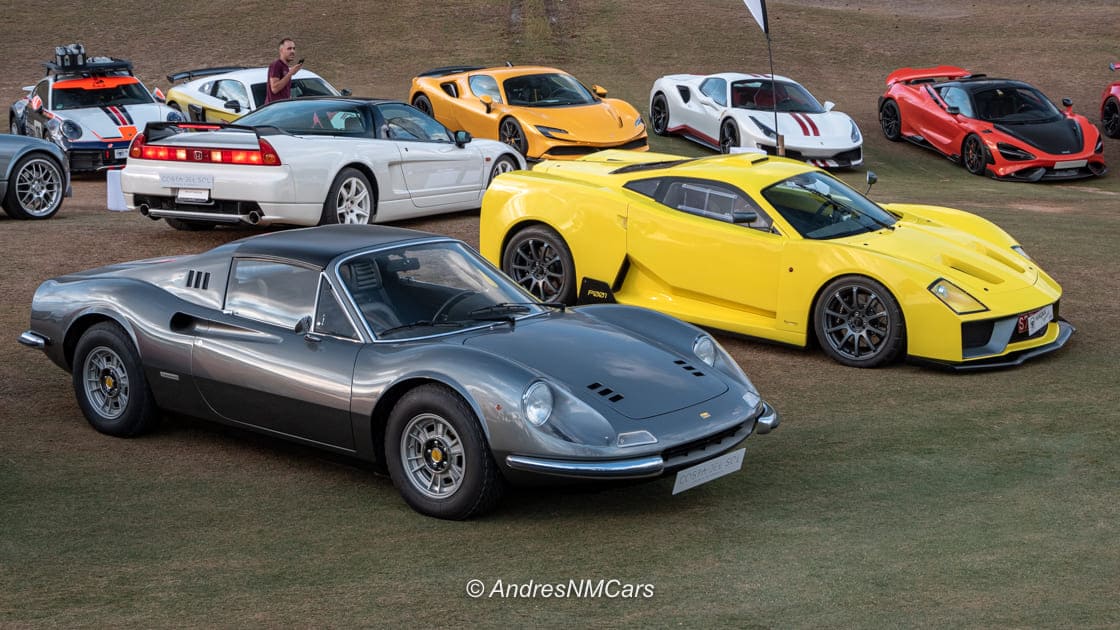 Honda NSX, Dino 246 y Calandra P001