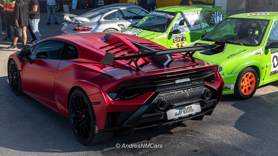 Lamborghini Huracán STO en el Trackday de Superdeportivos organizado por Últimavuelta en el circuito del Jarama