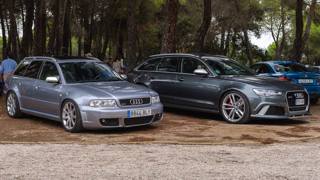 Audi RS4 y RS6 asistentes al evento Breakfast and Cars organizado por Ifyoulikecars