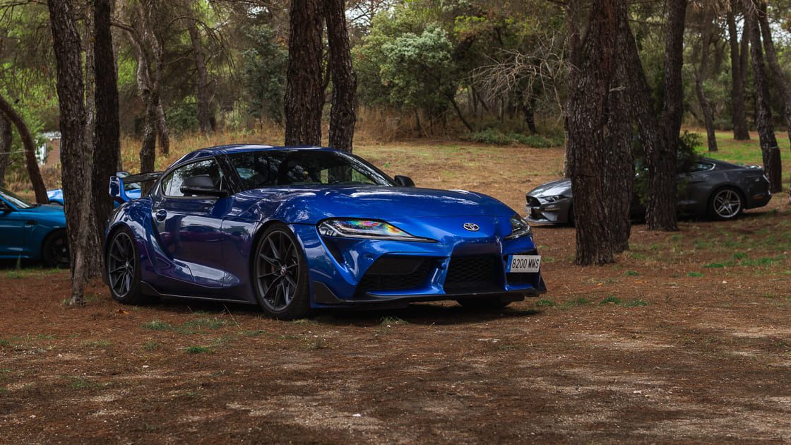 Toyota Supra de Rodri asistente al evento Breakfast and Cars organizado por Ifyoulikecars