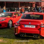 BMW M2 y Ferrari F430 en el BMW M3, Ford Mustang y Audi RS3 en el Tercer Evento Breakfast organizado por Roadstr en Guadalajara