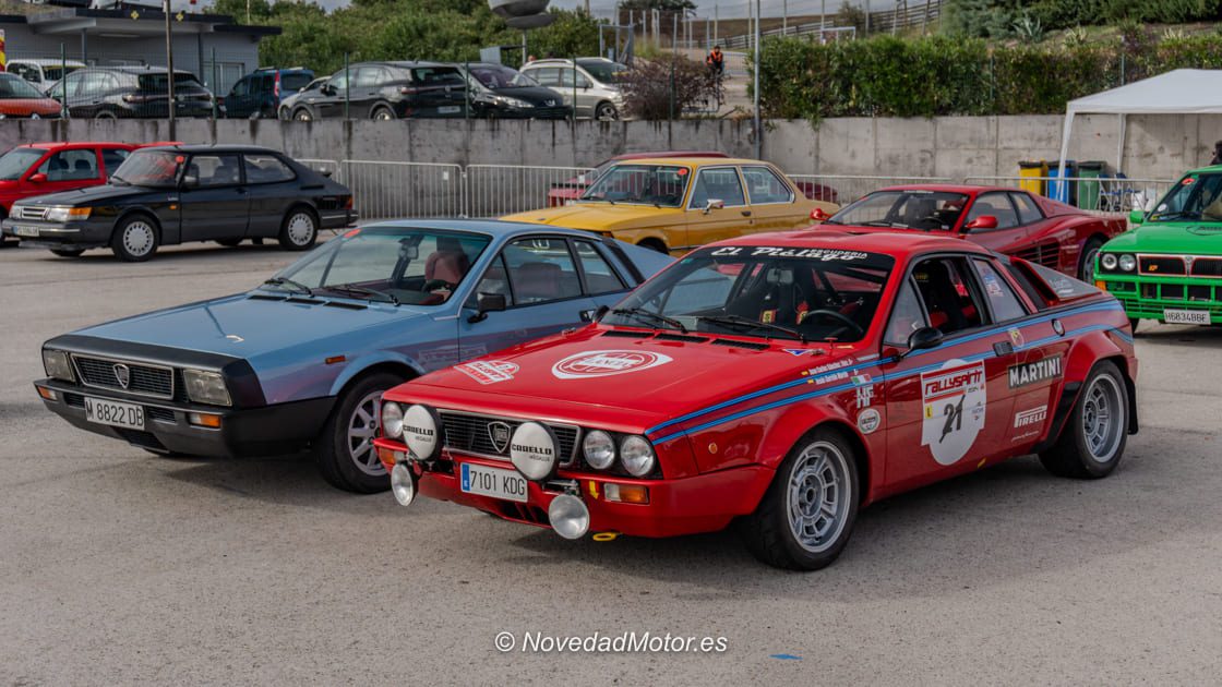 Lancia en el evento de coches clásicos del Circuito del Jarama organizado por la Fundación Jarama RACE