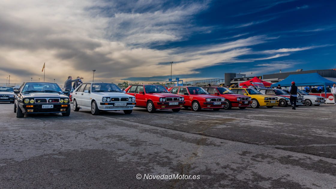 Lancia Delta Integrale en el evento de coches clásicos del Circuito del Jarama organizado por la Fundación Jarama RACE