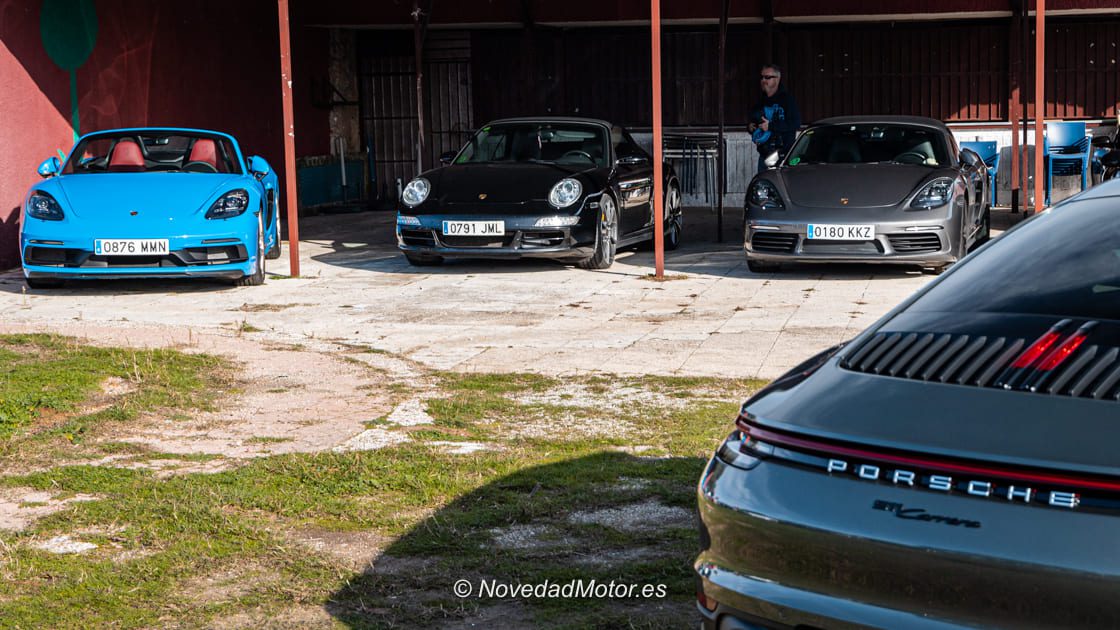 Zona Porsche del Tercer Evento Breakfast organizado por Roadstr en Guadalajara