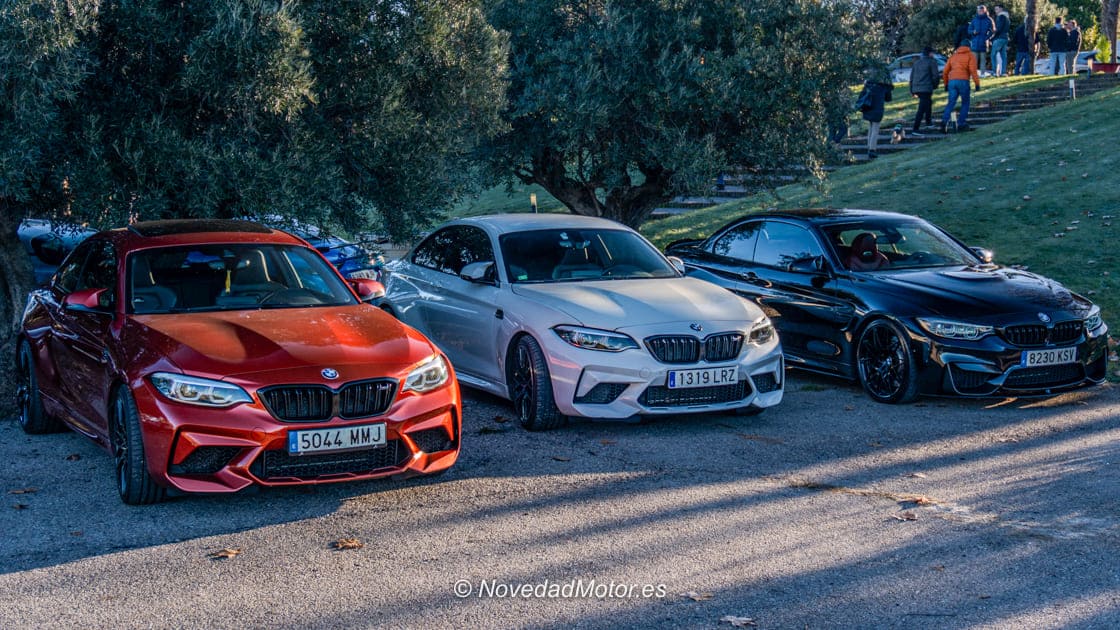 BMW M2 y M4 en el evento Roadstr Christmas Breakfast