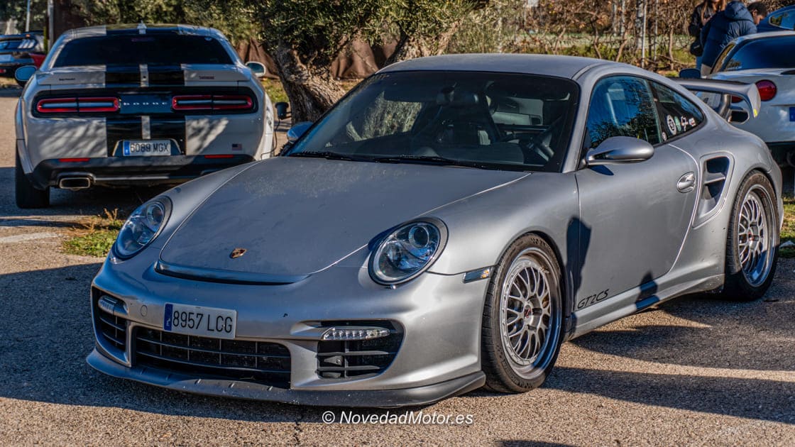 Porsche GT2 CS en el evento Christmas Breakfast