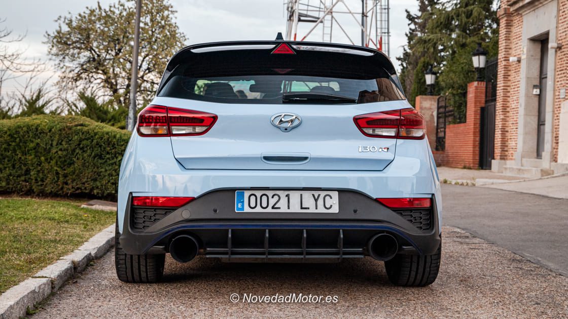 Trasera del Hyundai i30N de Juan