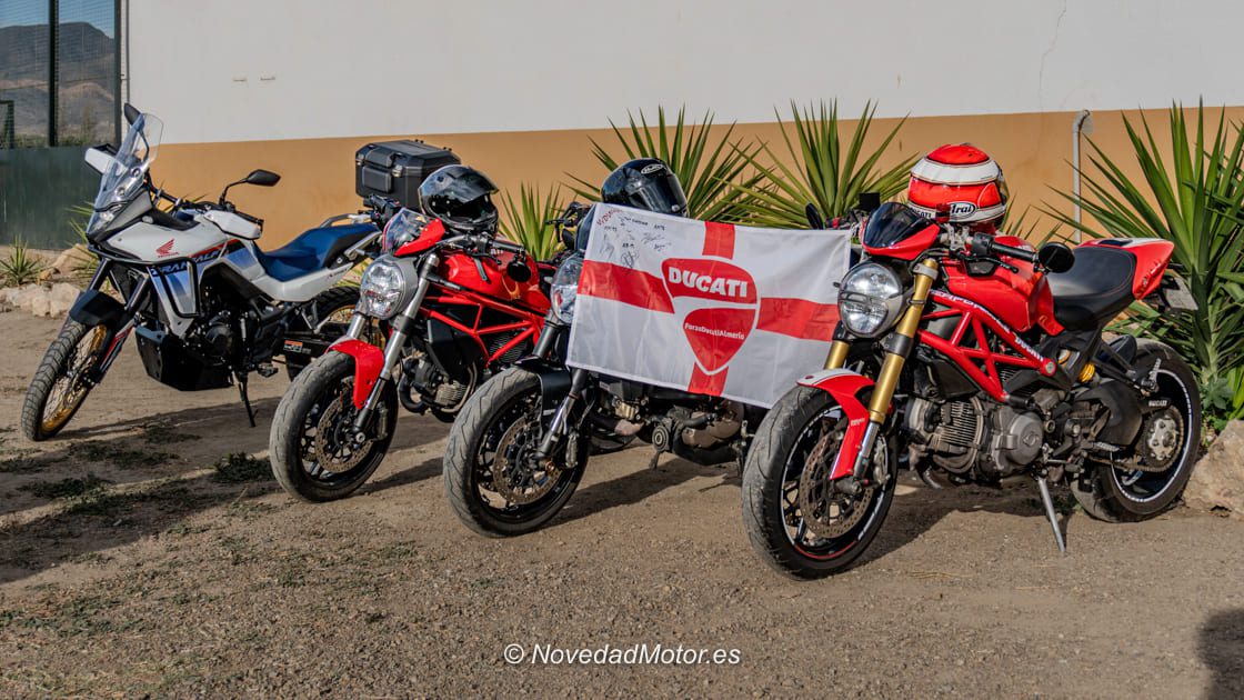 Club Ducati Almería en la Ruta de Reyes