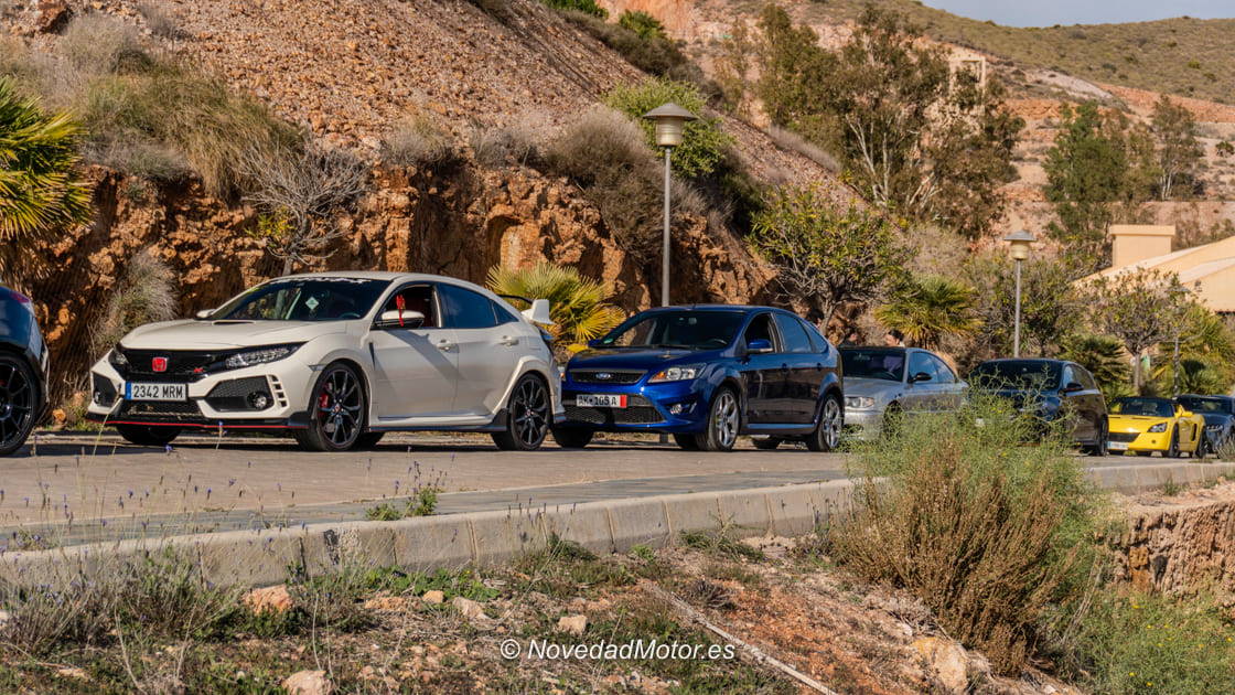 Parada en Rodalquilar de la Ruta de Reyes