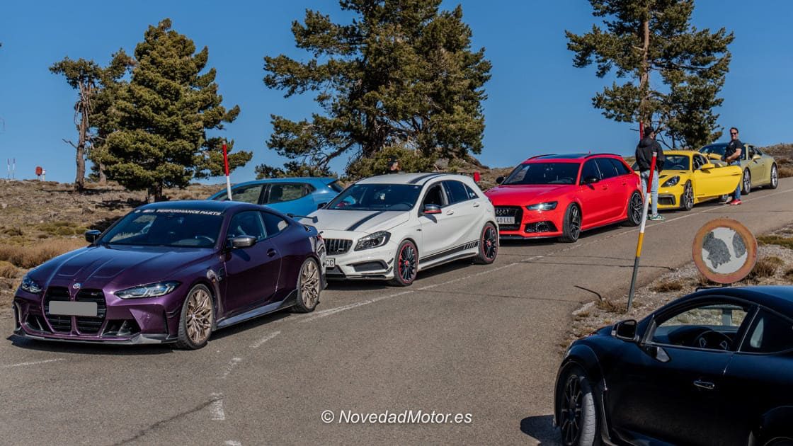 Para en Calar Alto de la Ruta Desert to Coast organizada por Zhero en Almería