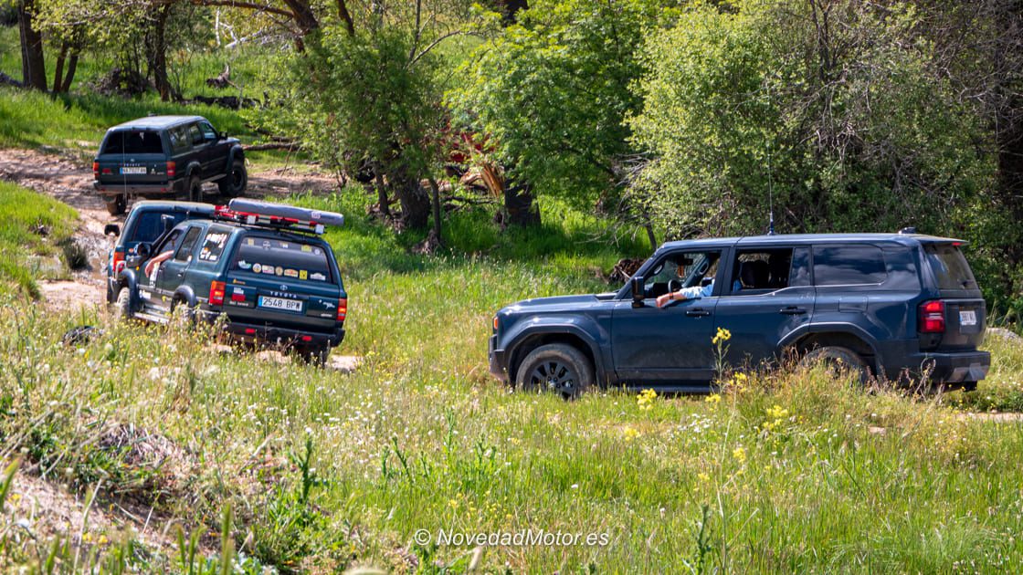 Circuito todoterreno de la cuarta quedada anual del Club Toyota 4Runner en El Espinar