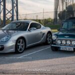 Porsche Cayman y Mini Cooper en el Afterwork de Roadstr en Madrid
