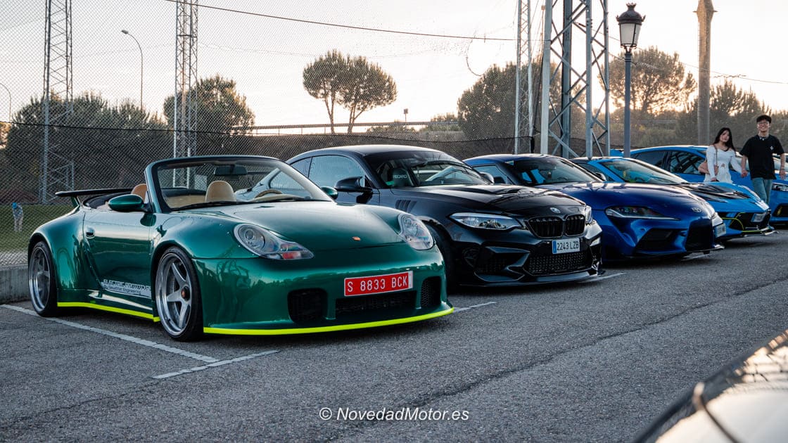 Porsche Gewitter y BMW M2 en el Afterwork de Roadstr en Madrid