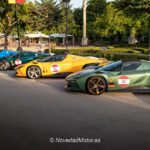 Zona de Ferrari Daytona SP3 de la Ferrari Cavalcade 2025 en Sevilla