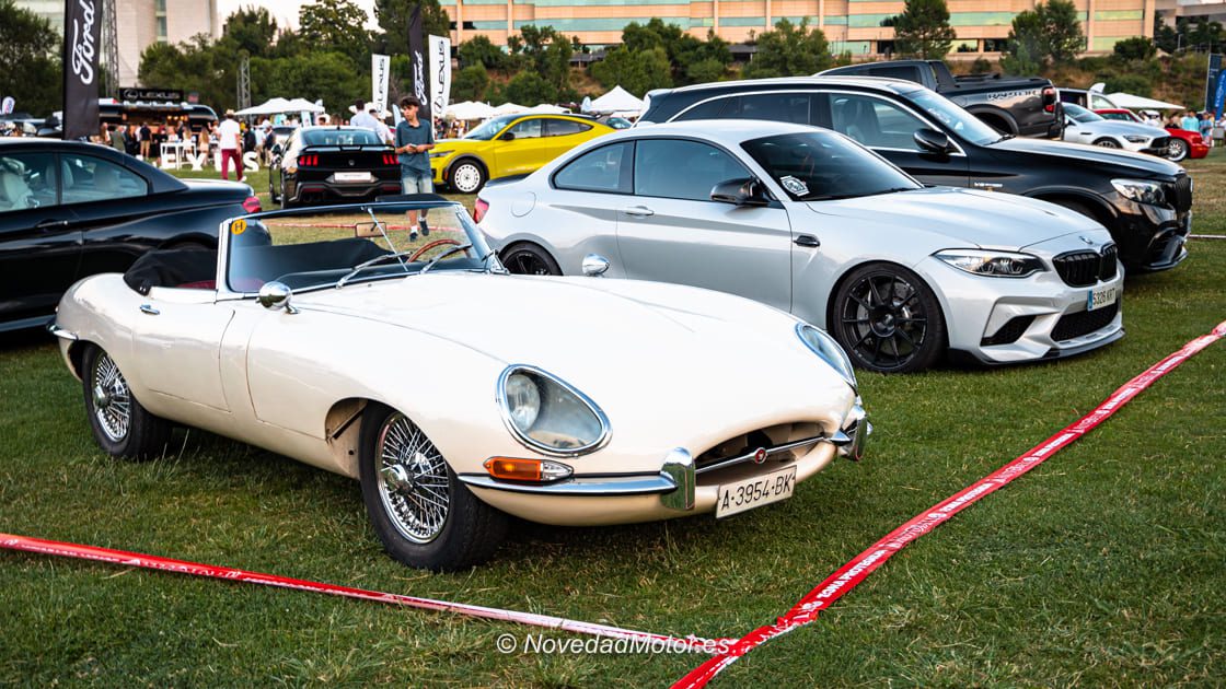 Jaguar e-type en Autobello Madrid 2025 celebrado en Golf Park Madrid