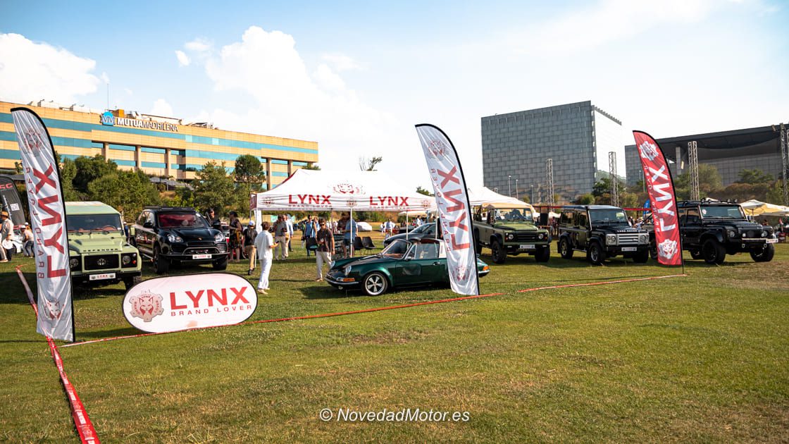 Stand LYNX en Autobello Madrid 2025 celebrado en Golf Park Madrid