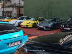 Llegada del Club Porsche Granada – Almería al Hotel Las Fuentes de Bacares