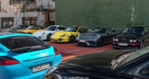 Llegada del Club Porsche Granada – Almería al Hotel Las Fuentes de Bacares