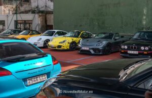 Llegada del Club Porsche Granada – Almería al Hotel Las Fuentes de Bacares