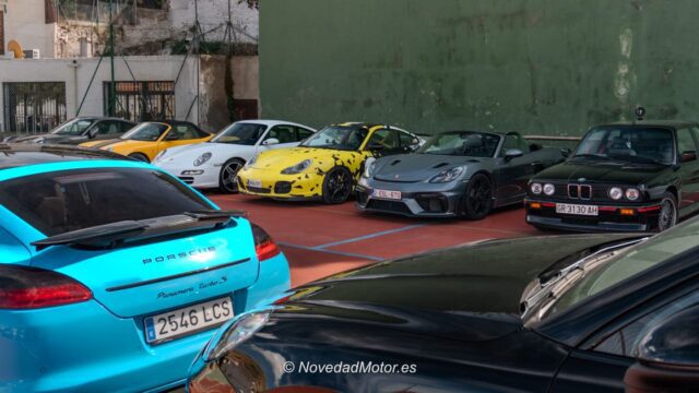 Llegada del Club Porsche Granada – Almería al Hotel Las Fuentes de Bacares