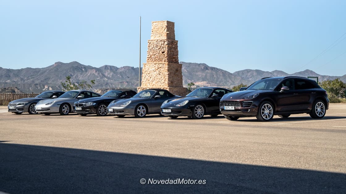 Parking de la Ruta Costa de Almería organizada por Club Porsche Granada - Almería en el restaurante la fábrica Parking de la Ruta Costa de Almería organizada por Club Porsche Granada - Almería en el restaurante la fábrica