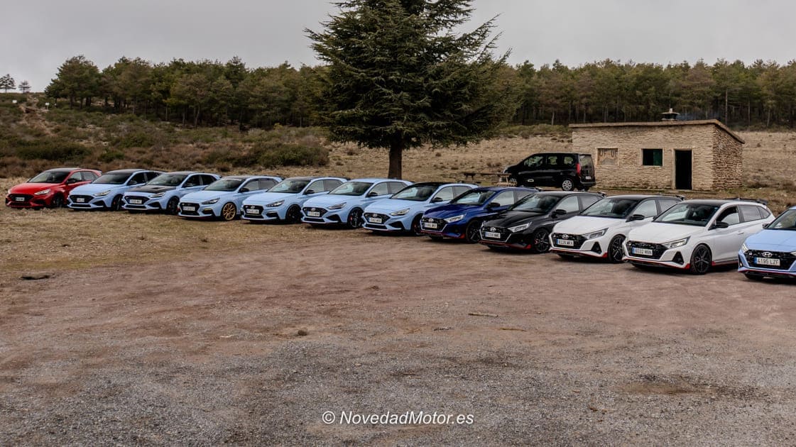 Hyundai i30 N, Hyundai i20 N y Hyundai Kona N asistentes a la quinta Ruta por Almería del Club N Almería