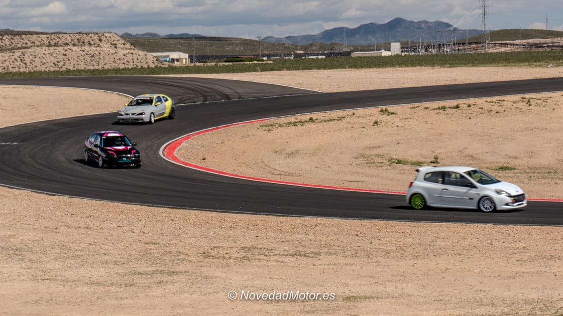 Curva del Trackday Almería de Paddock GT Club en el Circuito de Tabernas