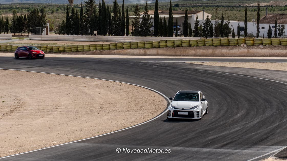 Curva del Trackday Almería de Paddock GT Club en el Circuito de Tabernas
