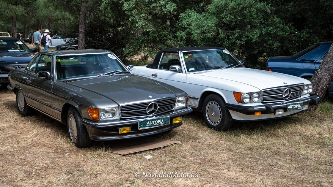 Mercedes-Benz SL clásicos expuestos en Autopía Madrid 2026