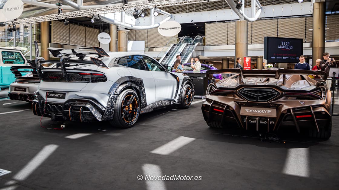 Mansory Carbonado edición Damasko y Pugnator en Top Marques Mónaco 2026