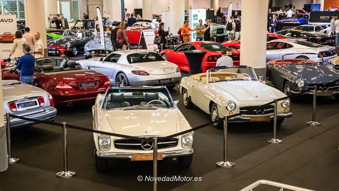 Zona Top Classics con clásicos Mercedes en Top Marques Mónaco 2026