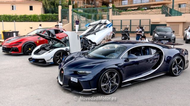 Quedada-Jesko-Purosangue-Chiron-Car-Spotting-mónaco Quedada espontánea con Koenigsegg Jesko Attack, Bugatti Chiron Super Sport y Ferrari Purosangue organizada en Mónaco